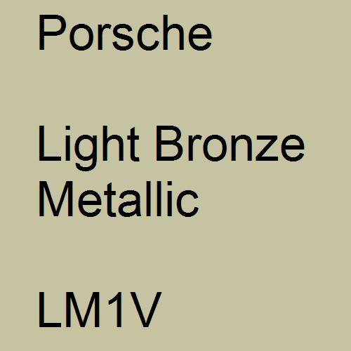 Porsche, Light Bronze Metallic, LM1V.